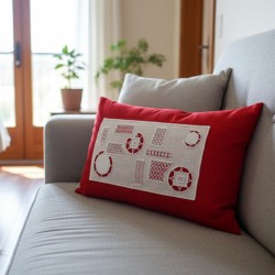 Coussin Flamboyant www.corinnebernardesboutique.com