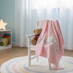 Plaid Bébé Pimky www.corinnebernardesboutique.com